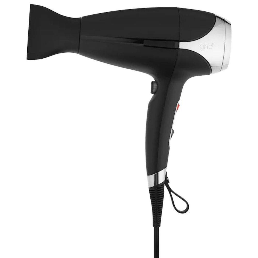 GHD Helios Black and Silver Hair Dryer
